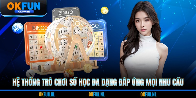 Hệ thống trò chơi số học đa dạng đáp ứng mọi nhu cầu